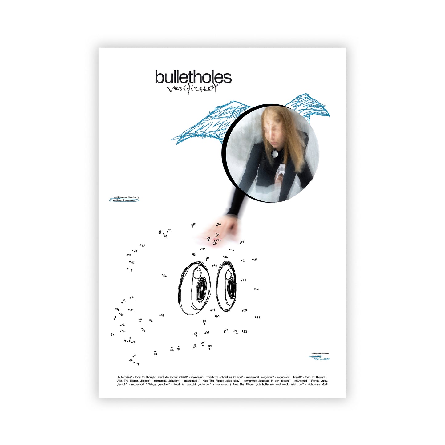 bulletholes malen nach zahlen poster
